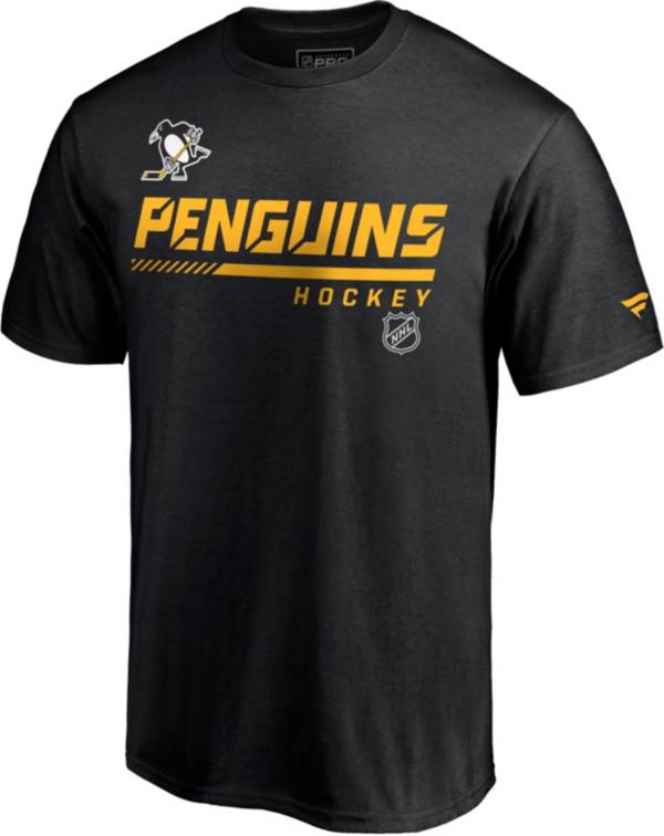 NHL Men's Pittsburgh Penguins Special Edition Wordmark Black T-Shirt