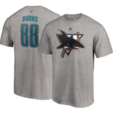 sorry, NHL Men's San Jose Sharks Brent Burns #88 Special Edition Grey T-Shirt is currently out of stock
