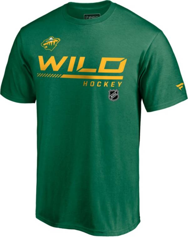 NHL Men's Minnesota Wild Special Edition Wordmark Green T-Shirt