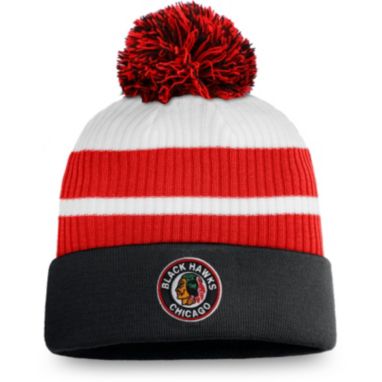 sorry, NHL Men's Chicago Blackhawks Black Special Edition Knit Pom Beanie is currently out of stock