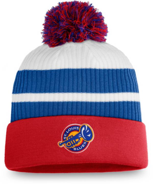 NHL Men's St. Louis Blues Red Special Edition Knit Pom Beanie