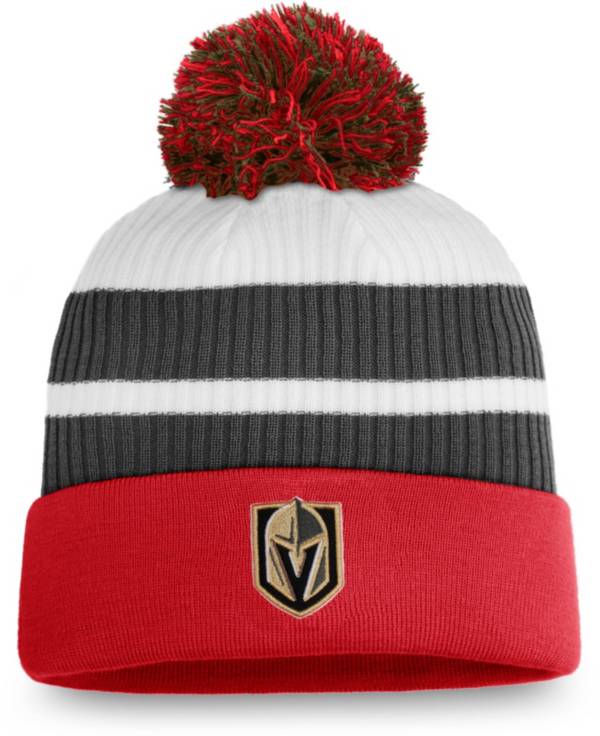 NHL Men's Las Vegas Golden Knights Red Special Edition Knit Pom Beanie