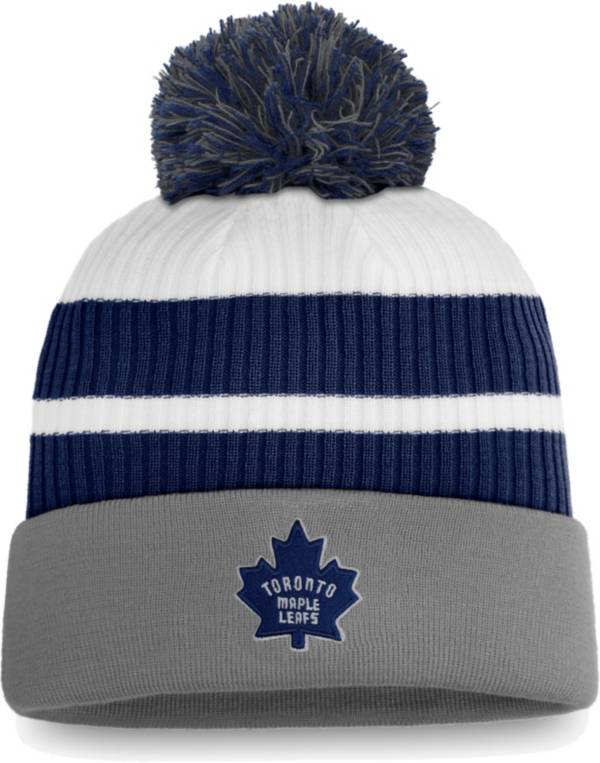 NHL Men's Toronto Maple Leafs Blue Special Edition Knit Pom Beanie