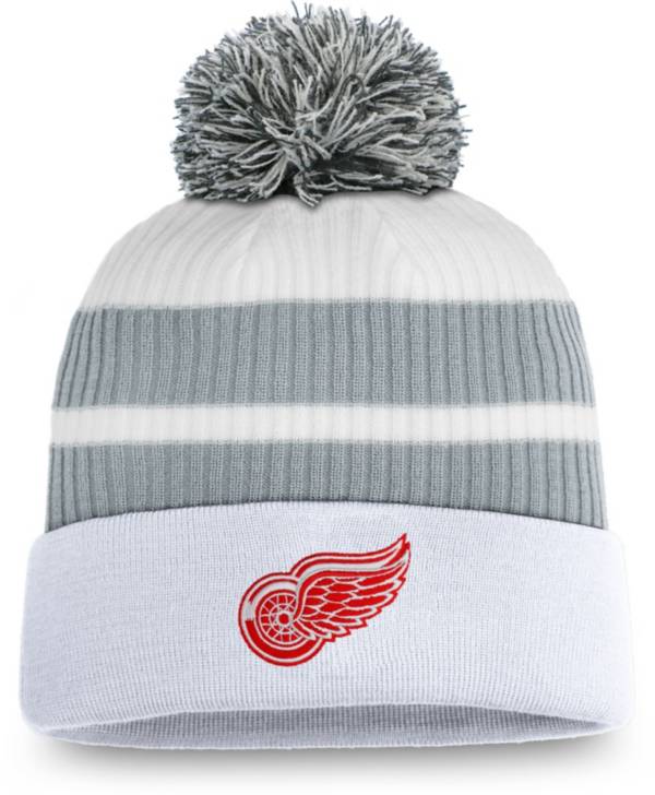 NHL Men's Detroit Red Wings White Special Edition Knit Pom Beanie product image