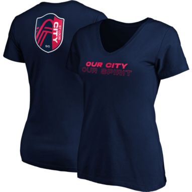 sorry, MLS Women's St. Louis City SC Wordmark Navy T-Shirt is currently out of stock