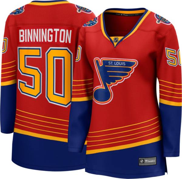 NHL Men's St. Louis Blues Jordan Binnington #50 Special Edition Red Replica  Jersey