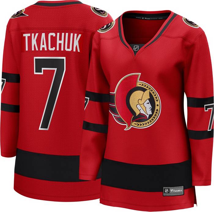 Men's Fanatics Branded Brady Tkachuk Red Ottawa Senators Team