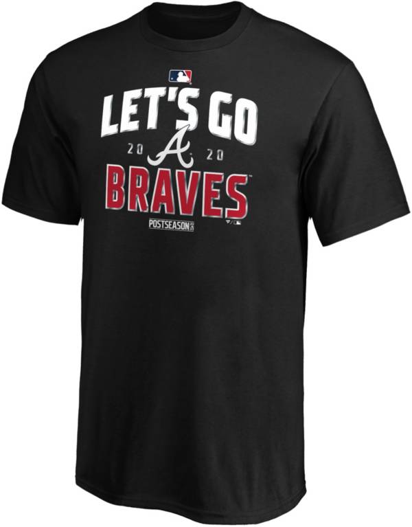 MLB 2020 Youth League Division Series Champions Atlanta Braves Black T-Shirt