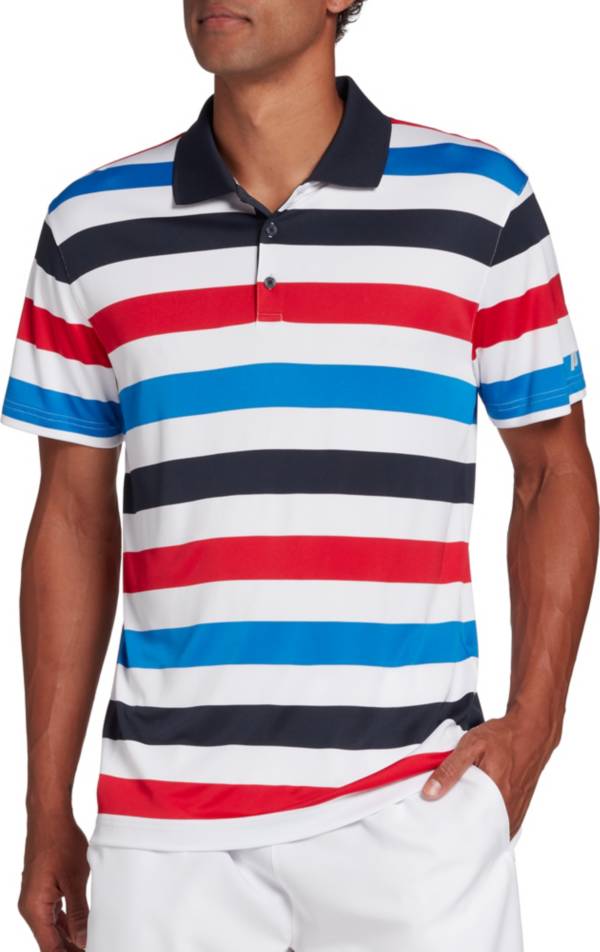 Prince Men's Striped USA Polo