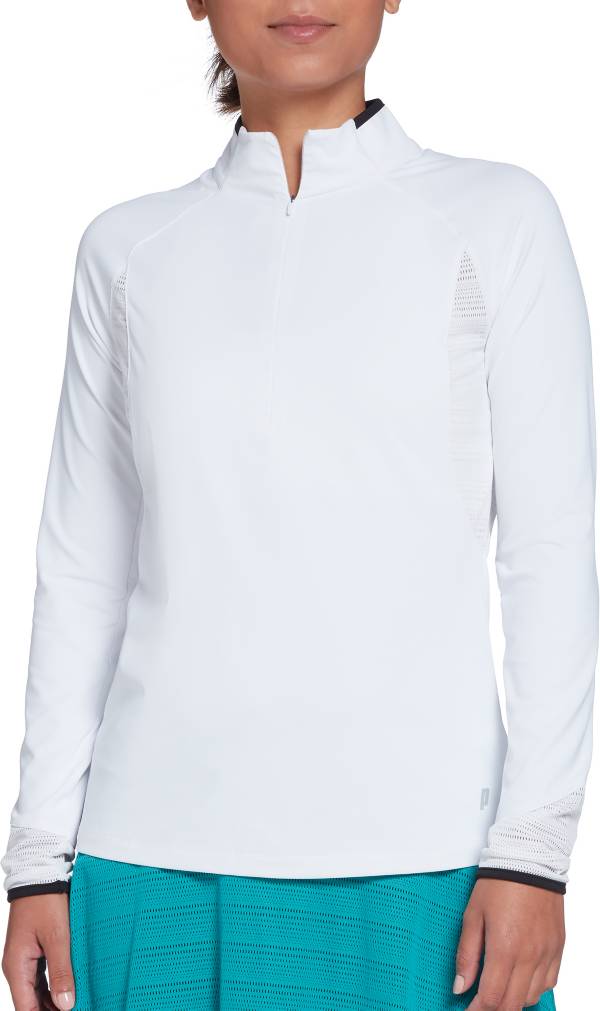 Prince Women's Layering ¼ Zip Long Sleeve Tennis Jacket