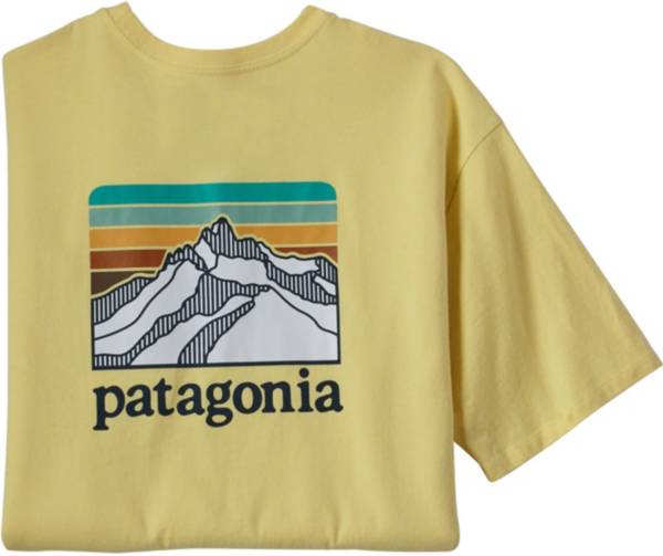 læbe spurv Trække på Patagonia Men's Line Logo Ridge Pocket Responsibili-Tee Short Sleeve T-Shirt  | Dick's Sporting Goods