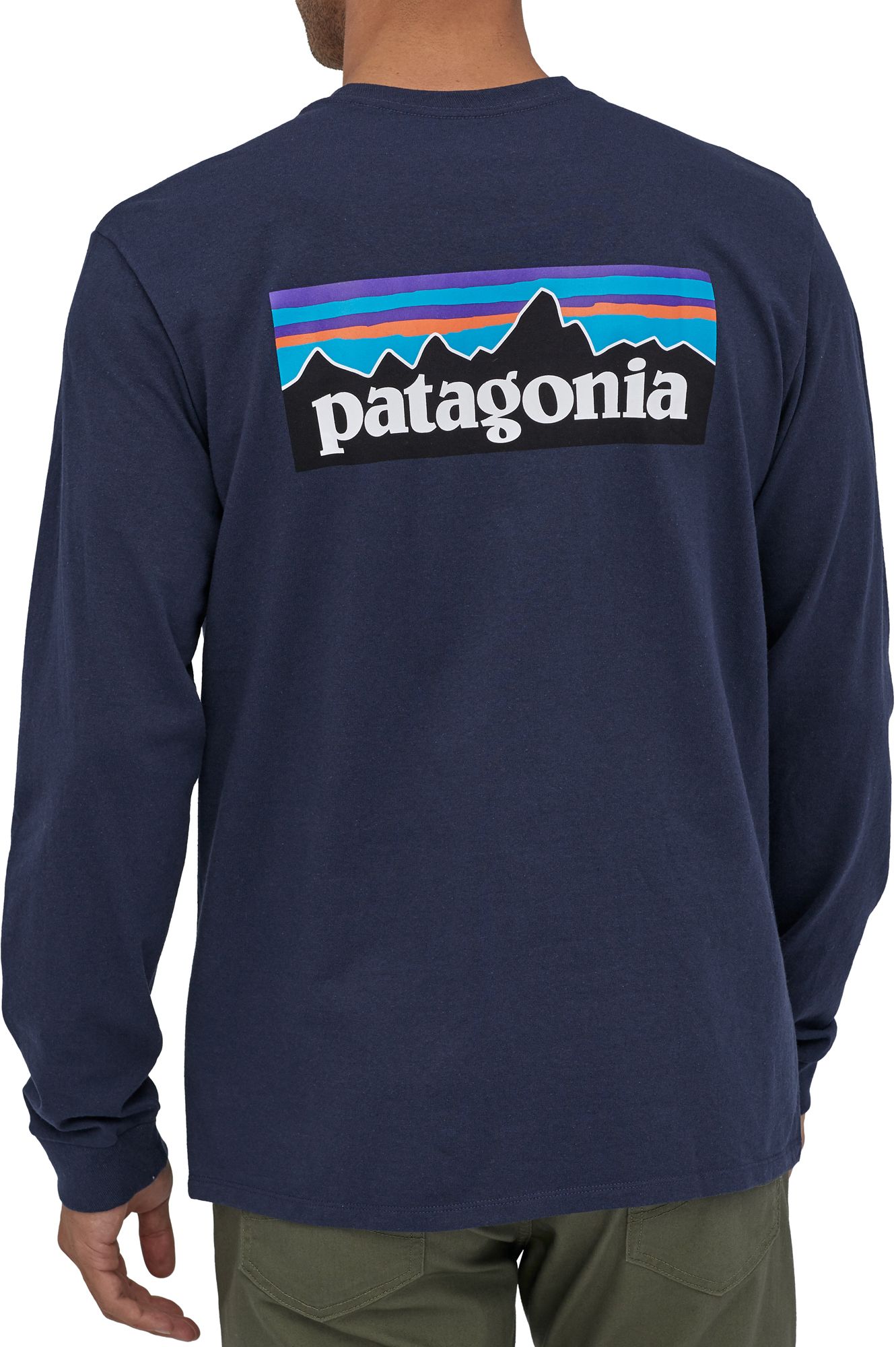 patagonia navy blue t shirt