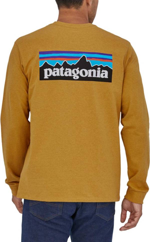Patagonia Men's P6 Logo ResponsibiliTee Long Sleeve Shirt Dick's