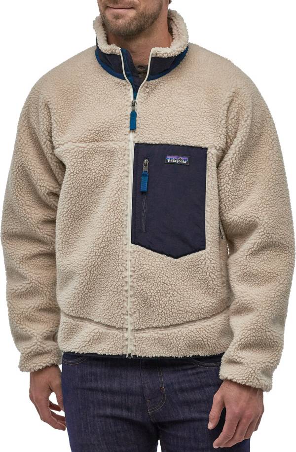 Patagonia men's windproof fleece hot sale jacket