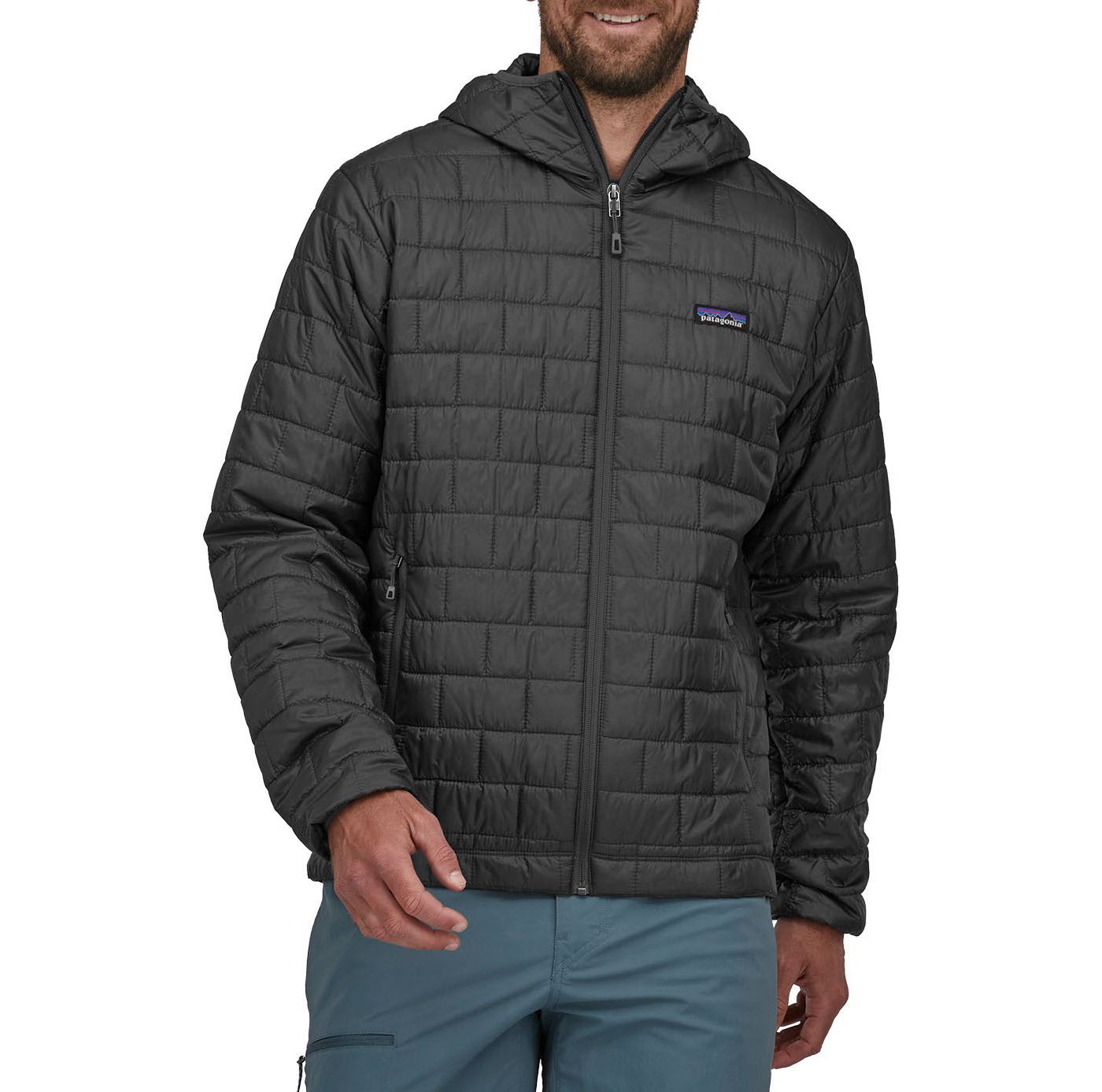 Patagonia men's nano puff forge grey hotsell