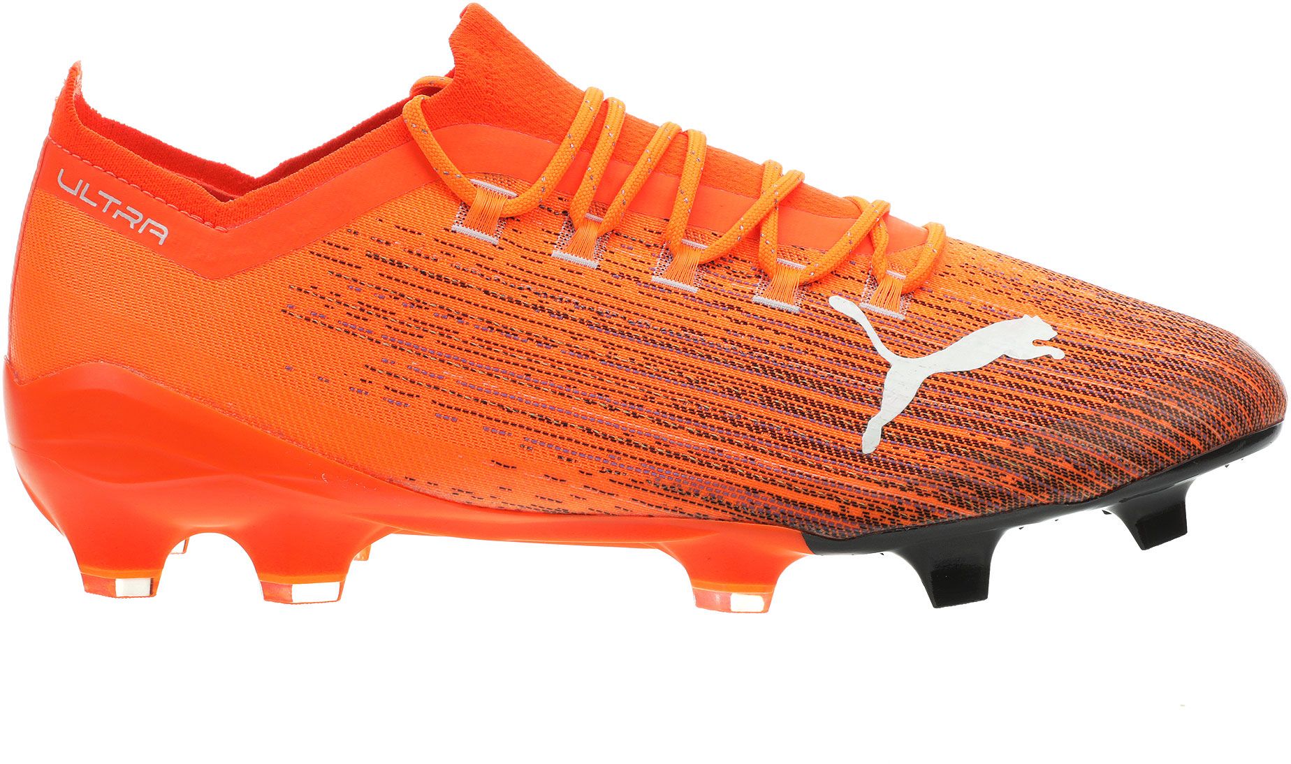 orange puma soccer cleats