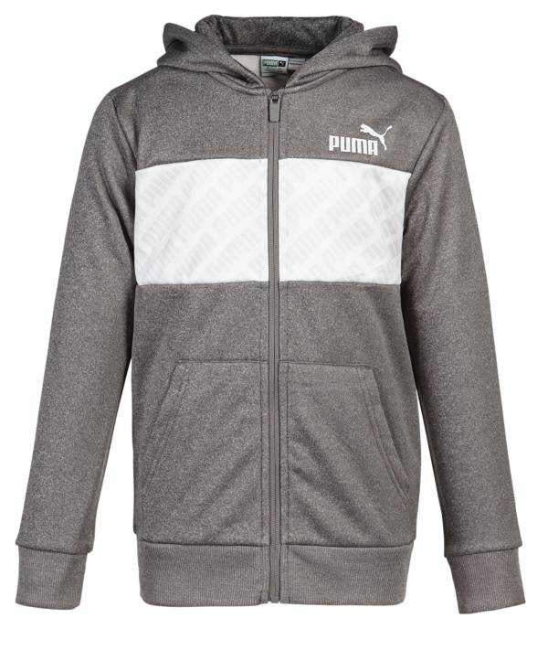 PUMA Boys' Revolve Pack Fleece Full Zip Hoodie