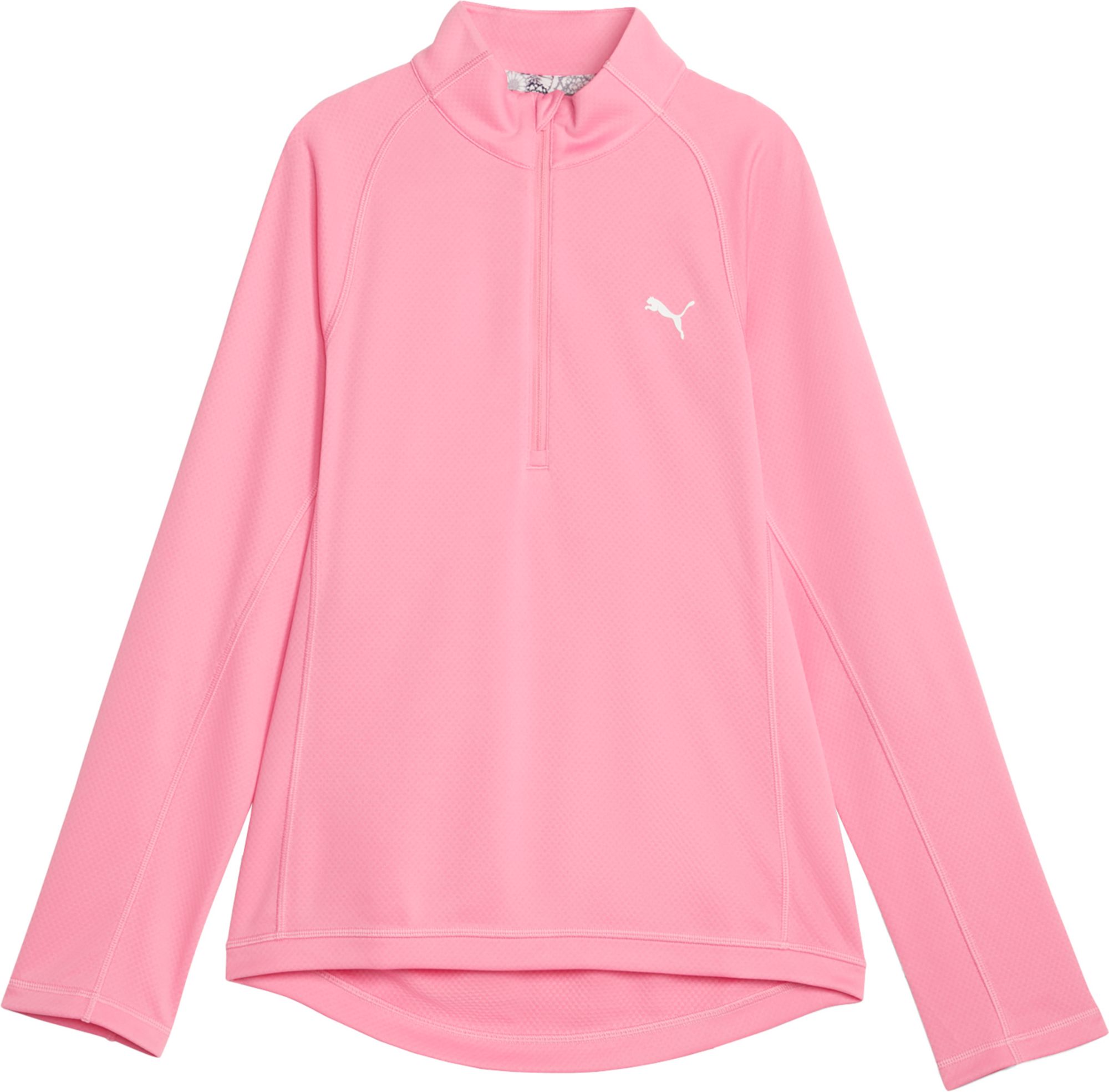 Ideology Girls' 1/4 Zip Long Sleeve Top - Front Zipper Closure For Easy Wear