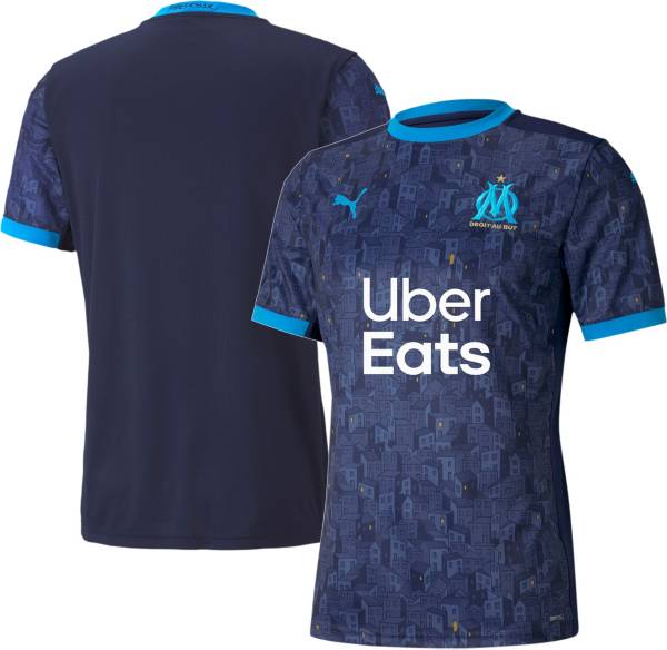 PUMA Men's Marseille '20 Stadium Away Replica Jersey