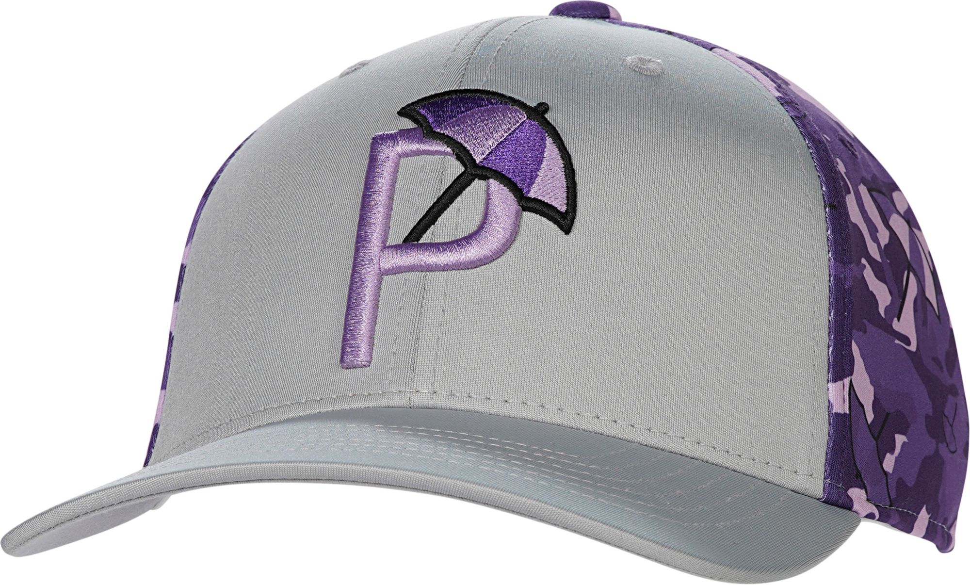purple puma hat
