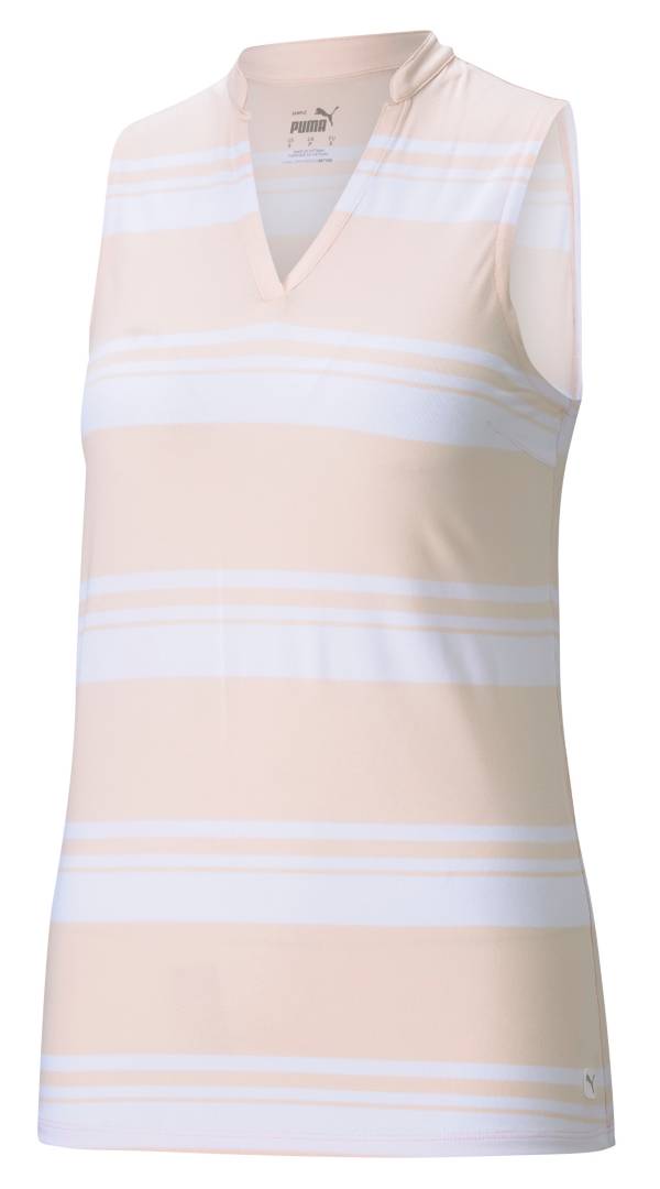 Puma Women's Valley Stripe Sleeveless Polo