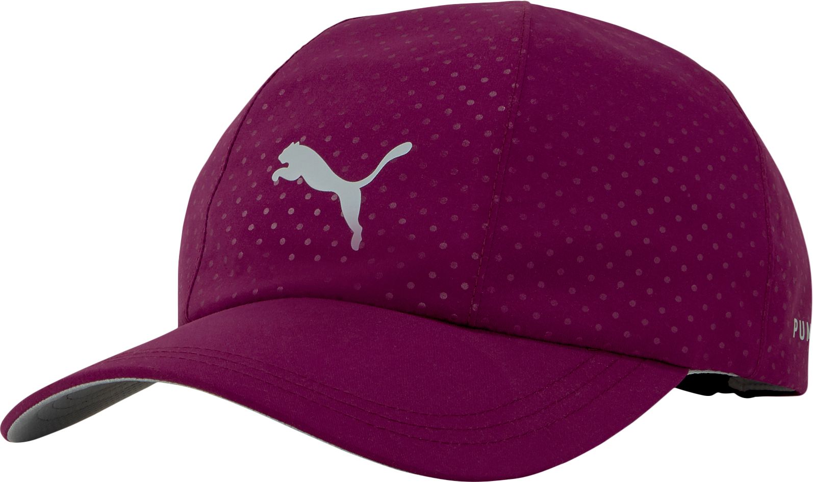 purple golf hat