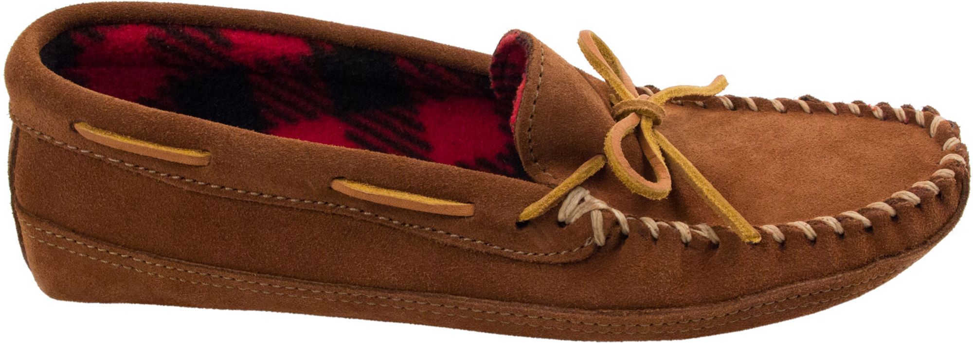 minnetonka men's double bottom fleece slipper