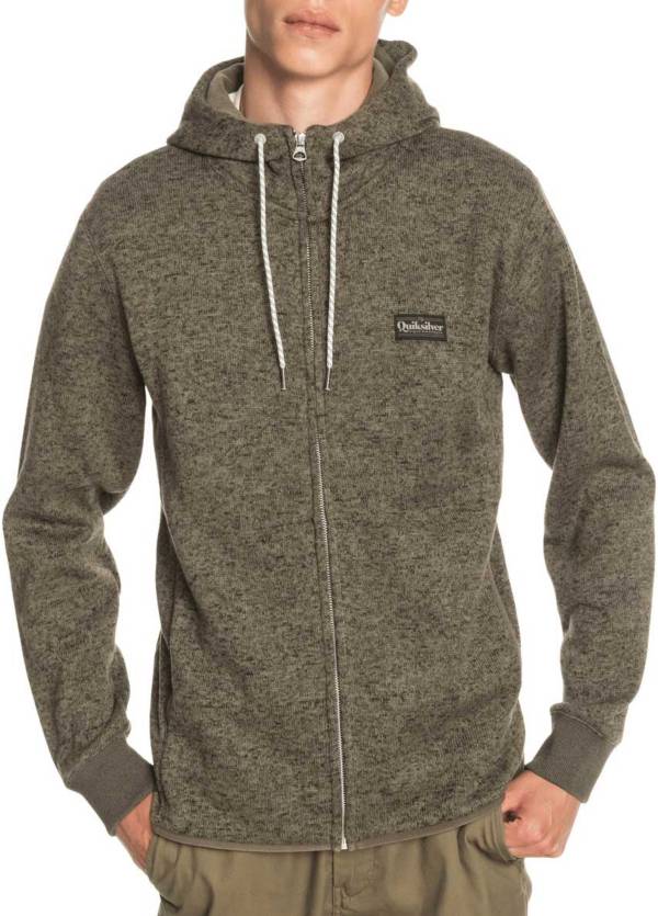 Quiksilver Men's Keller Zip-up Fleece Hoodie