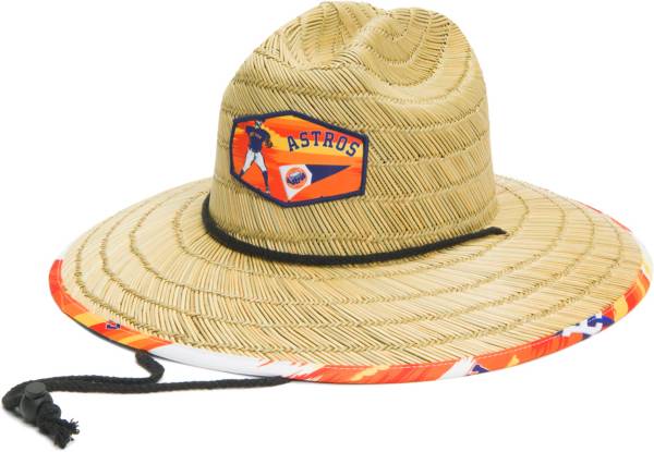 Reyn Spooner Men's Houston Astros Tan Straw Hat