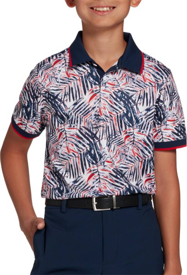 DSG Boys' Tropical Printed Polo Shirt