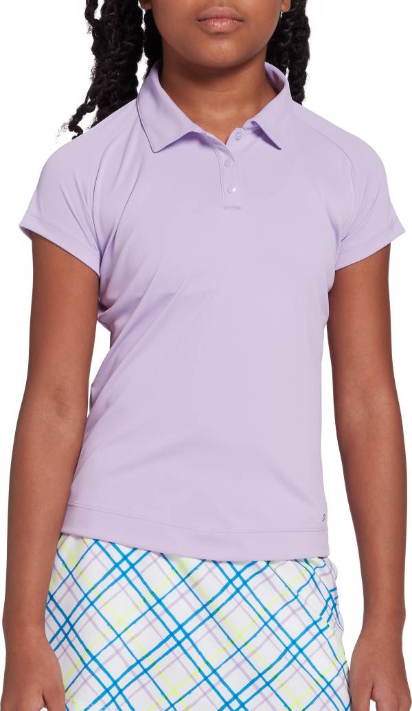DSG Girls' Solid Short Sleeve Golf Polo
