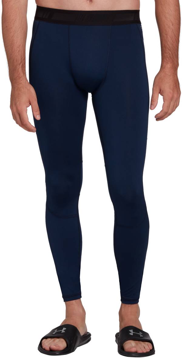 Mid Rise Blue Performance Tights & Leggings.