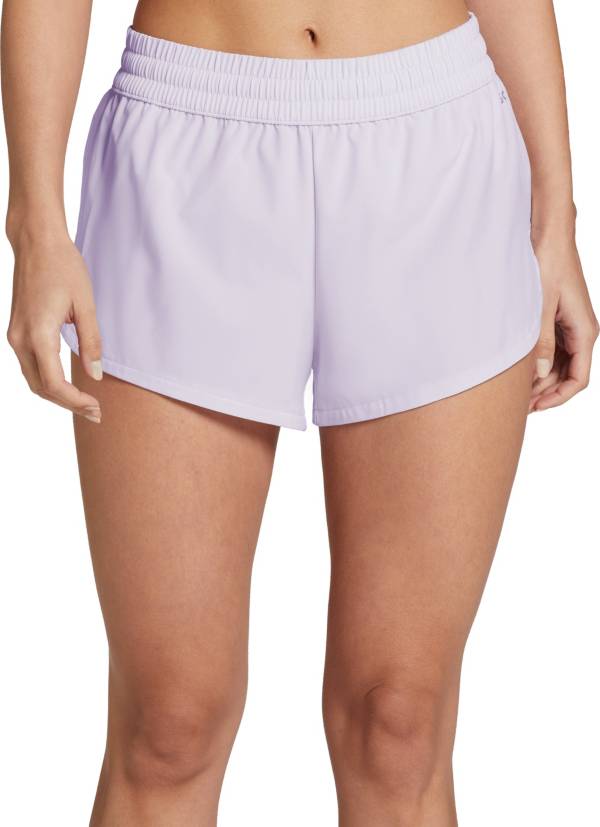 NWT DSG Women's 3” High Rise Waistband Relaxed Fit Shorts Lilac Size Small