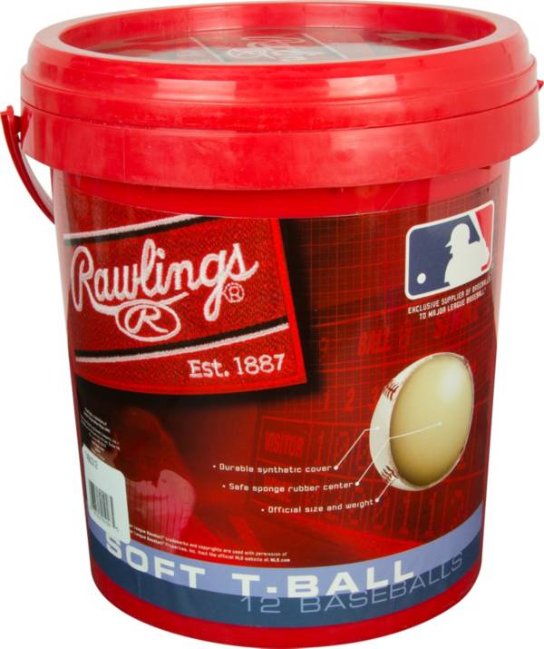 Rawlings 1-Gallon T-Ball Bucket - 12 Pack