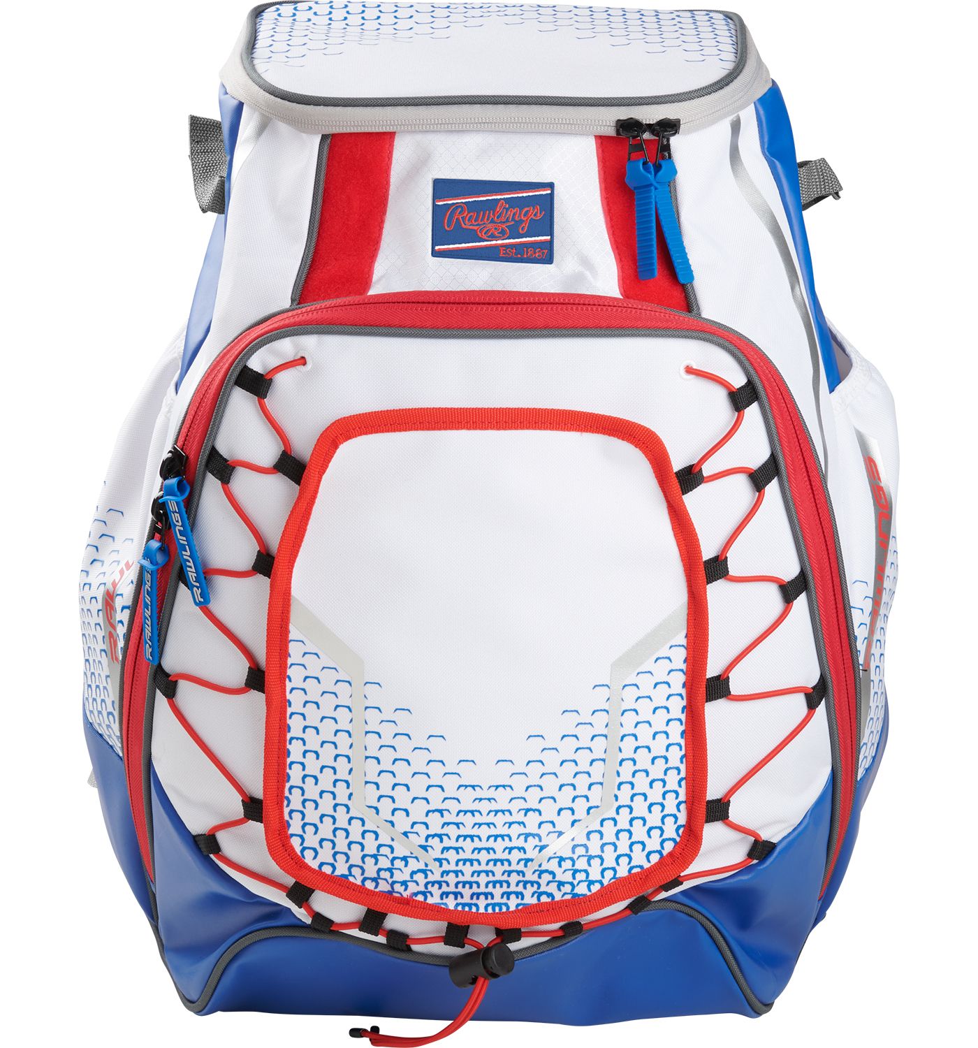 Red white and blue bat bag online