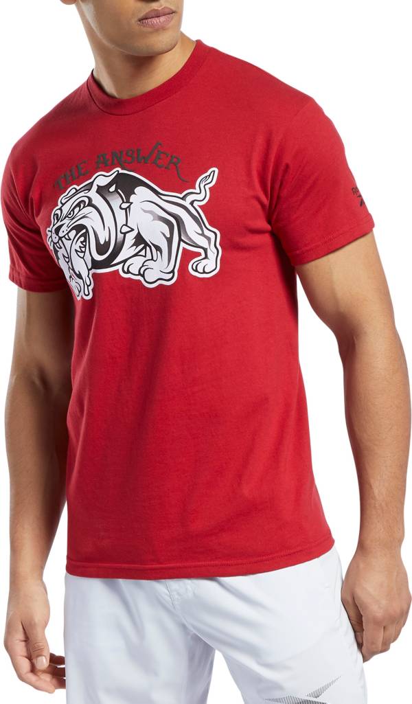 Reebok Men's Allen Iverson Bulldog Body Graphic T-Shirt