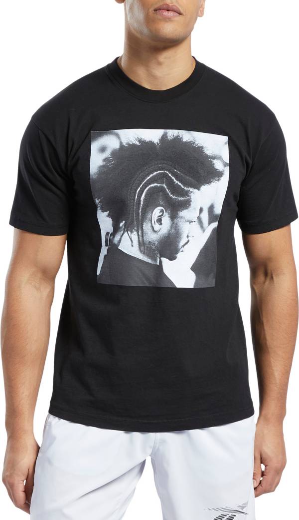 Reebok Men's Allen Iverson Braids Graphic T-Shirt
