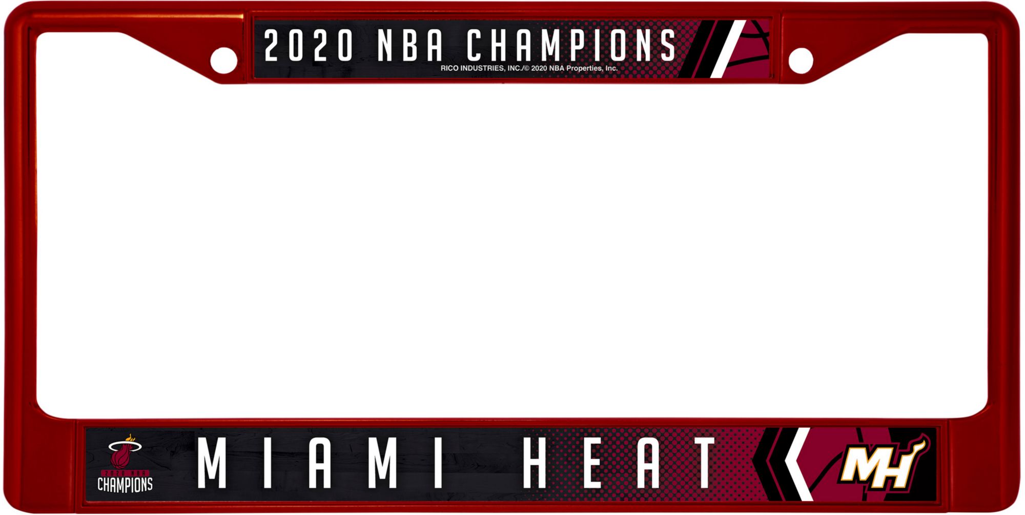 Rico 2020 NBA Champions Miami Heat Color Chrome License Plate