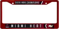 Rico 2020 NBA Champions Miami Heat Color Chrome License Plate Frame