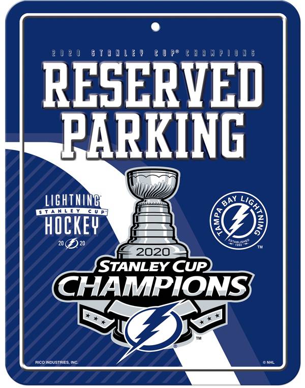 Rico 2020 Stanley Cup Champions Tampa Bay Lightning Metal Parking Sign |  Dick's Sporting Goods