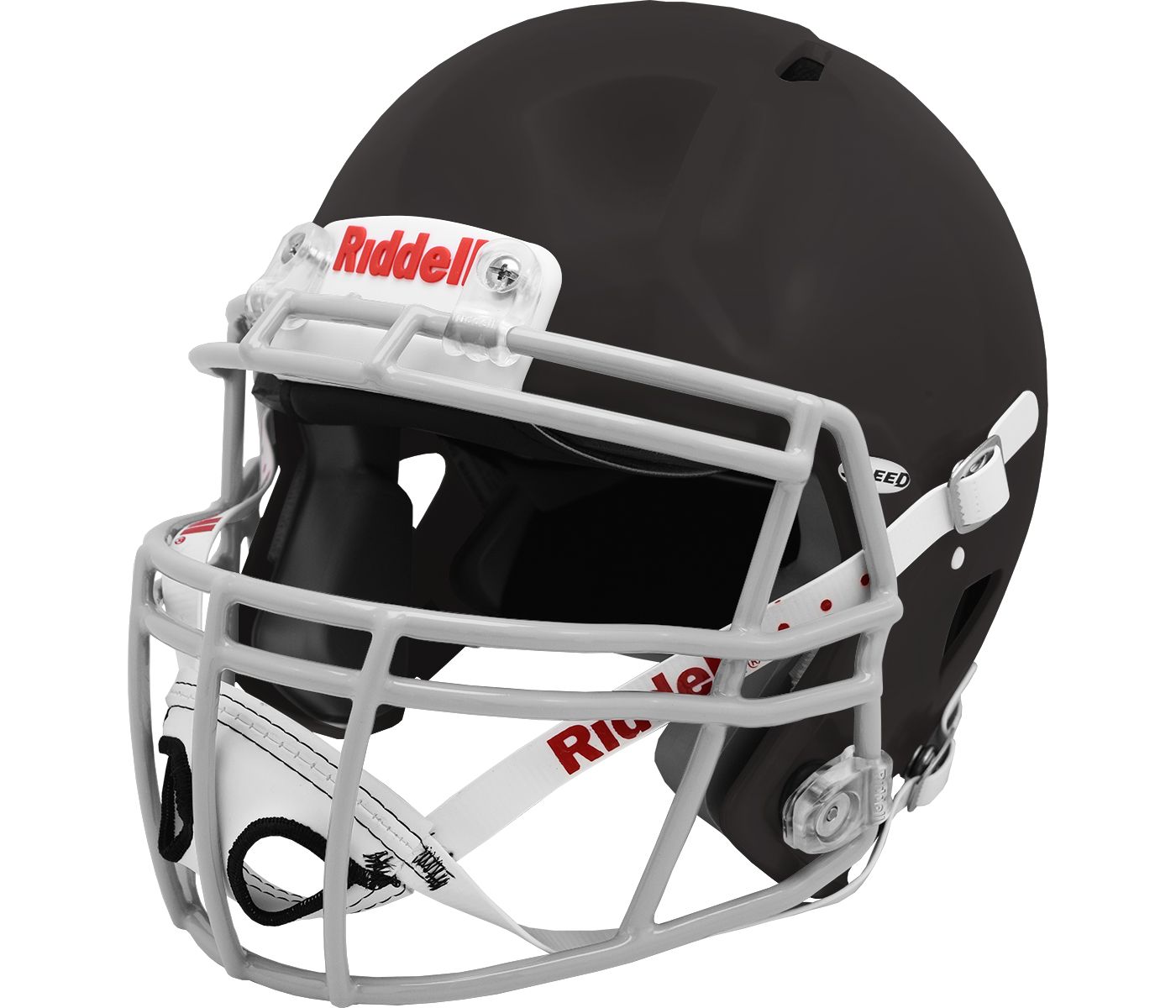 Riddell Victor Youth Football Helmet 2024 White / Gray Size XL Chinstrap