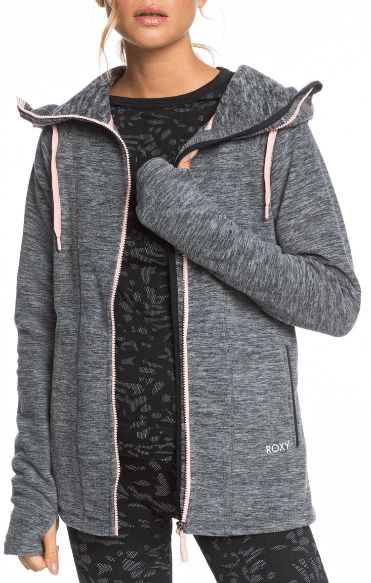 roxy women's electric feeling full zip hoodie
