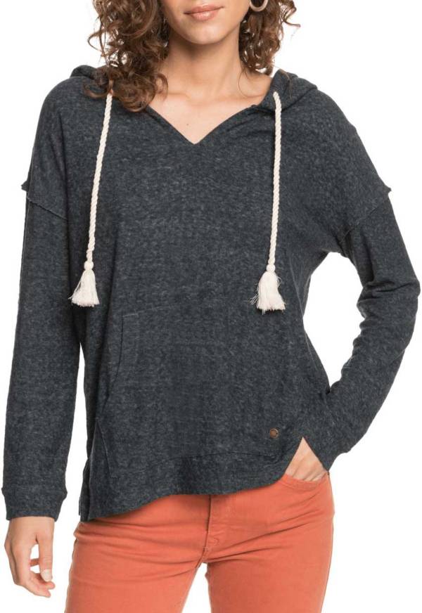 Roxy Women's Lovely Life Long Sleeve Poncho Hoodie