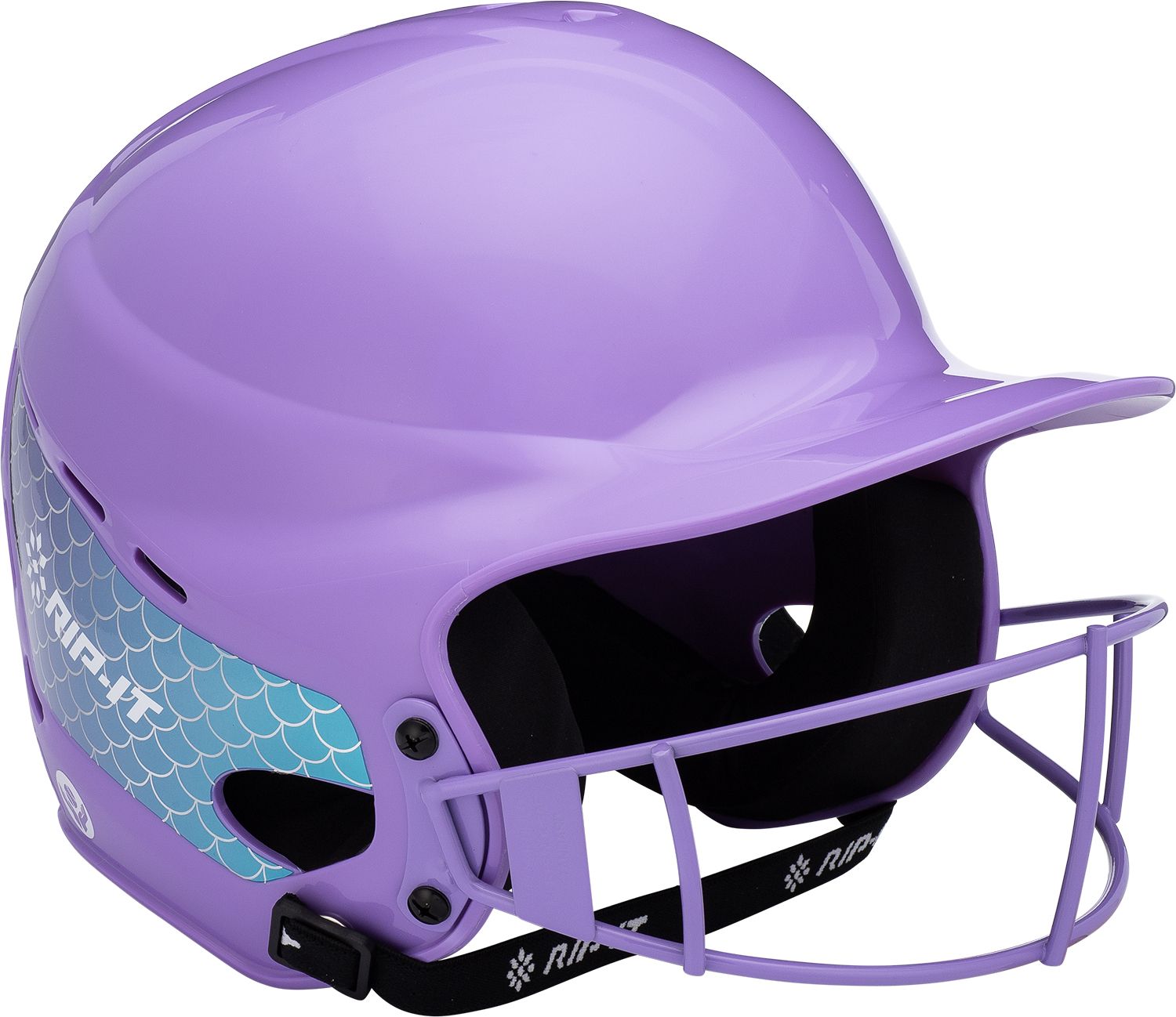 RIP-IT Girls' Emma Collection 'Play Ball' Softball Batting Helmet product image