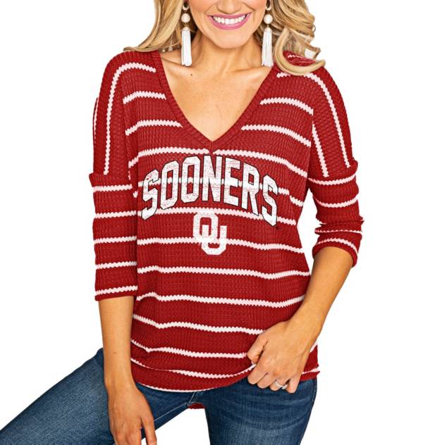 Gameday Couture Oklahoma Sooners Crimson V Neck Sleeve T Shirt Dick S Sporting Goods