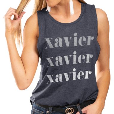 sorry, Gameday Couture Women's Xavier Musketeers Blue Festival Tank Top is currently out of stock