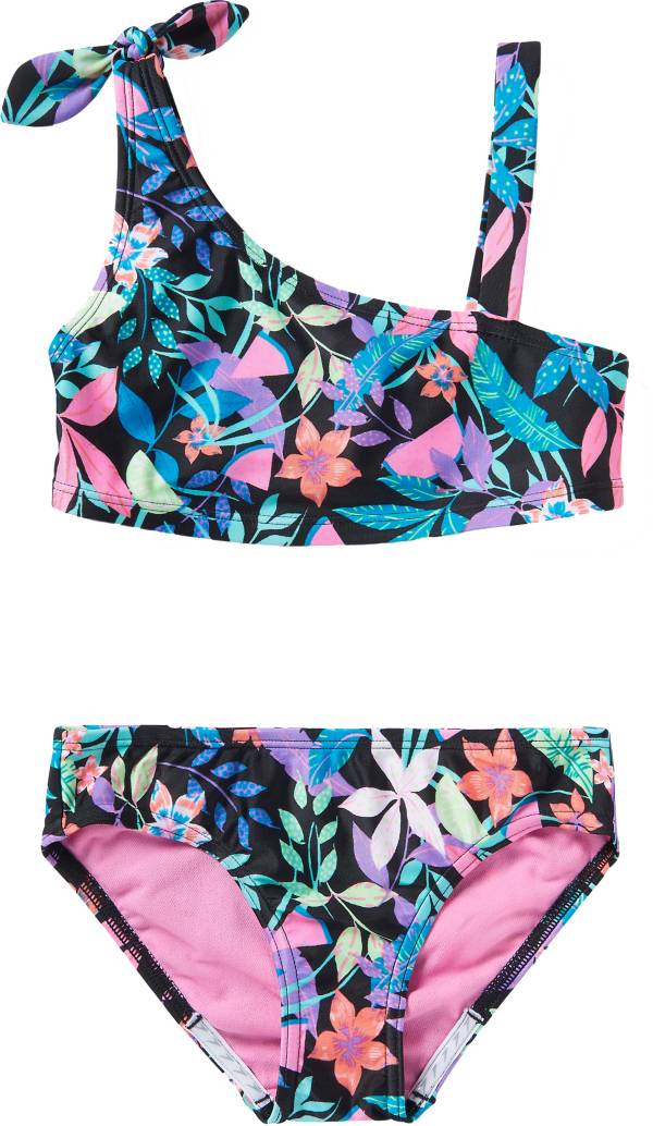 Speedo Girls' Swimsuit Two Piece Bikini Set 
