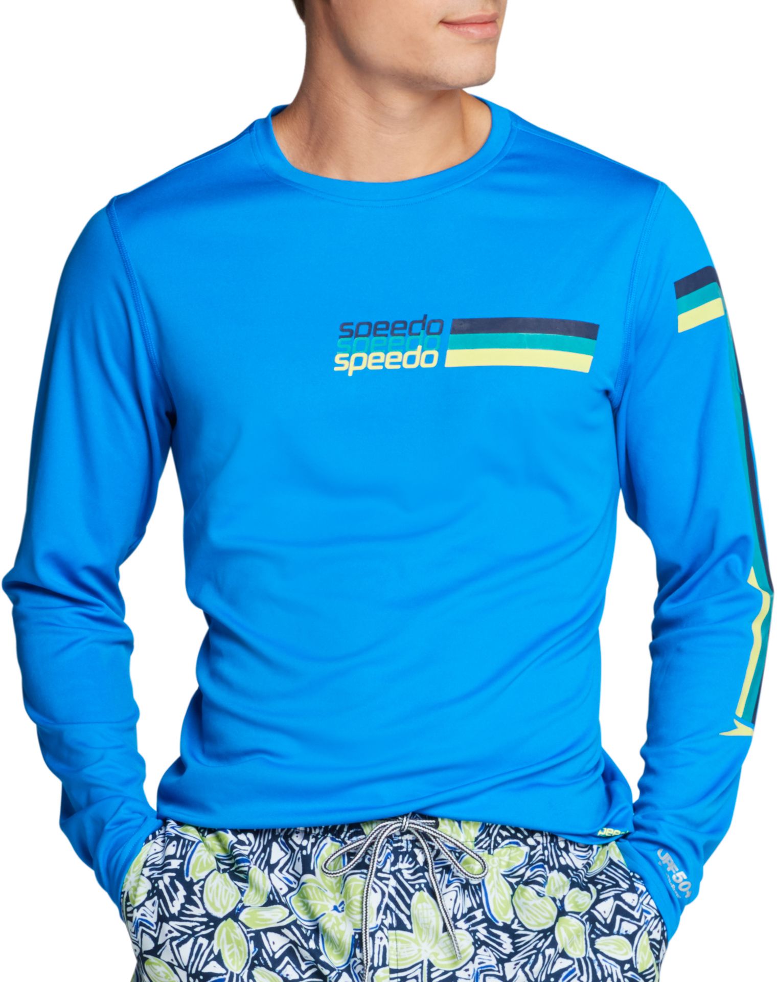 speedo long sleeve swim shirt