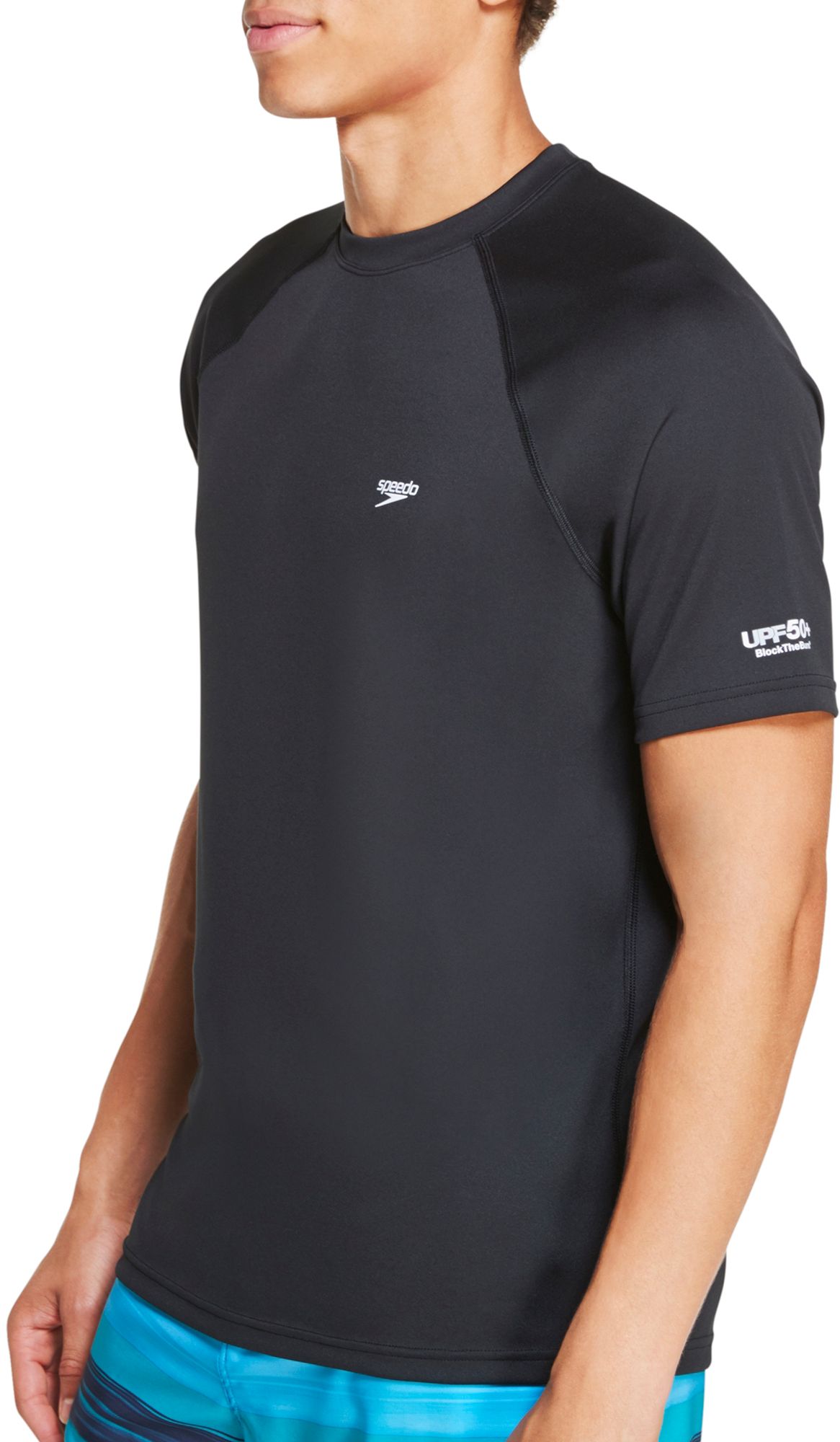 speedo swim shirt mens