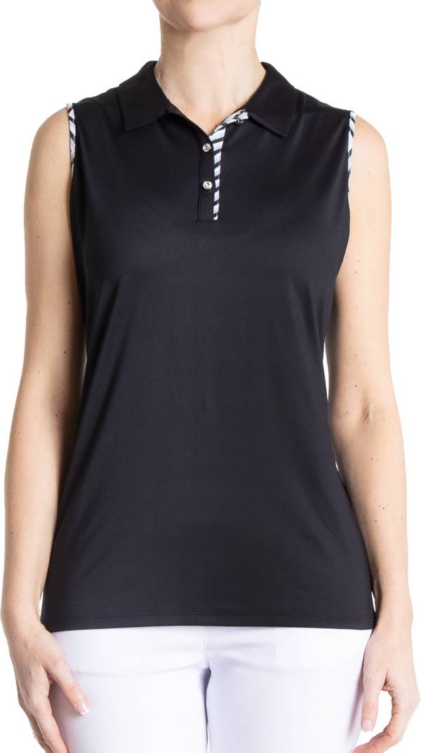 sleeveless golf polo women's